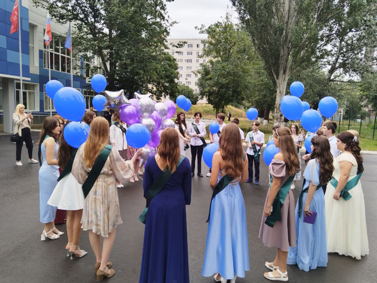 Выпускной в 9-х классах.